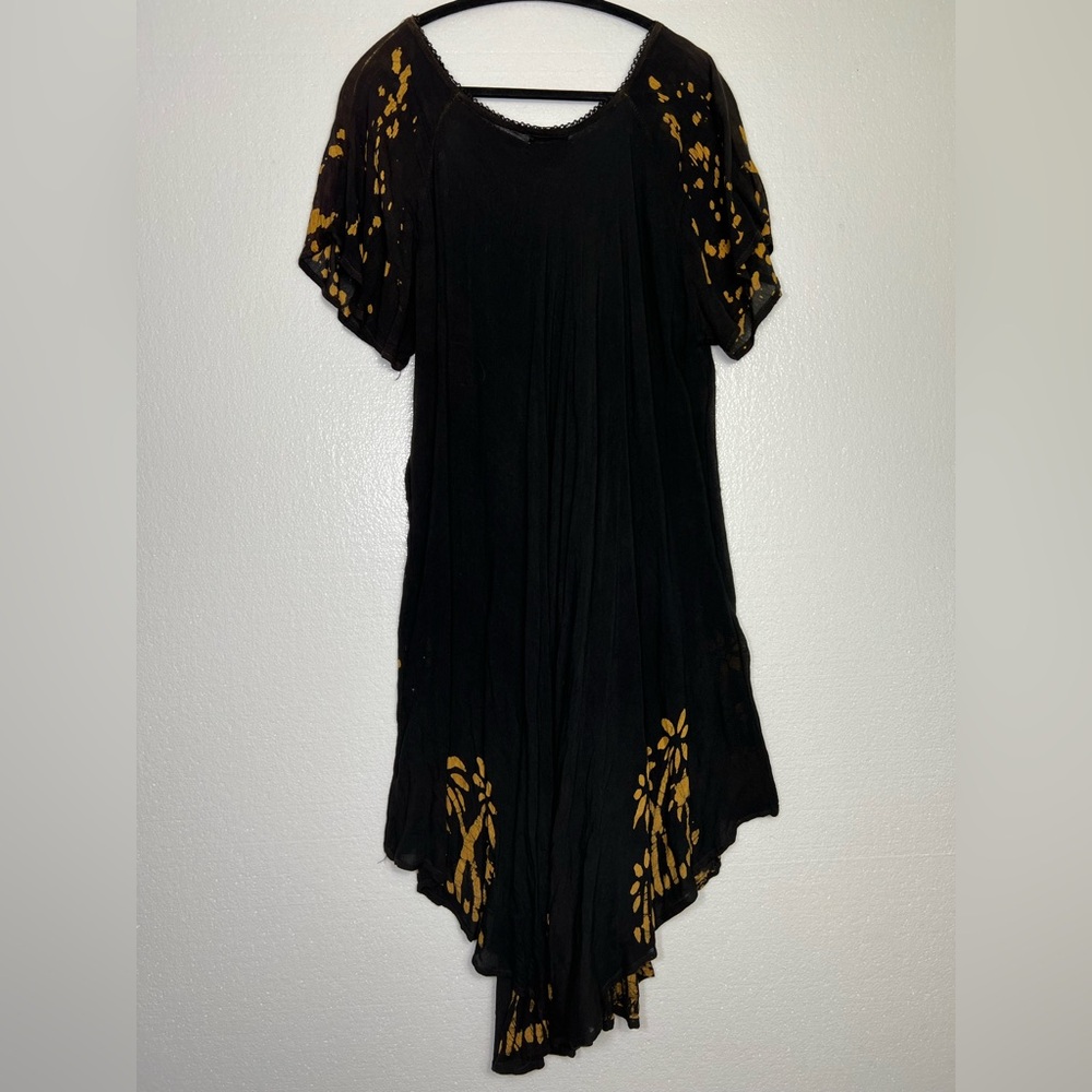 Aqua beach rayon lightweight dress size 3X - Picture 5 of 5